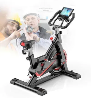 Exercise Bikes Stationary Bike Multifunction Exercise Bikes Home Rotating Aerobic Exercise Sports Bicycle Ultra-Quiet Indoor Lose Weight Spinning Fitness Bike with Smart Phone Application Contr