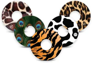 ExpressionMed - Adhesive Patch for Libre 3 (5-Pack) - Made in The USA, Waterproof, Split Backing, CGM Tape (Animal Print Variety Pack)
