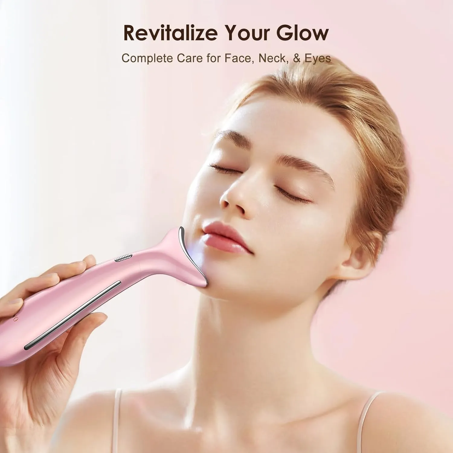 Facial and Neck Massager for Face, Neck & Eye - Skin Lifting & Firming - Wrinkle & Dark Circle Reducer - at Home Skin Care Face Sculpting Tool and Neck Massager