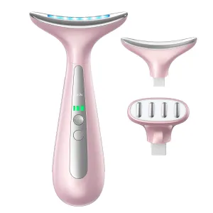Facial and Neck Massager for Face, Neck & Eye - Skin Lifting & Firming - Wrinkle & Dark Circle Reducer - at Home Skin Care Face Sculpting Tool and Neck Massager
