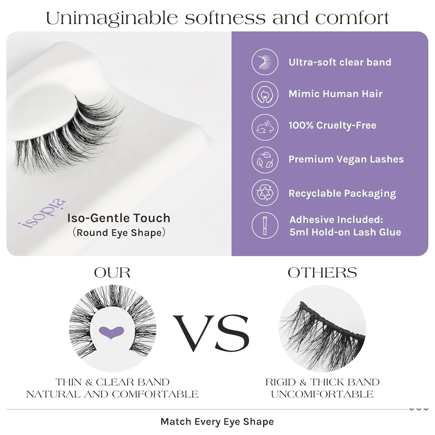 Fake Enyelashes,False eyelash,False Eyelash kit,best fake eyelashes,Wearing Starter Friendly Kit,Reusable,Cruelty-Free, Contact Lens Friendly