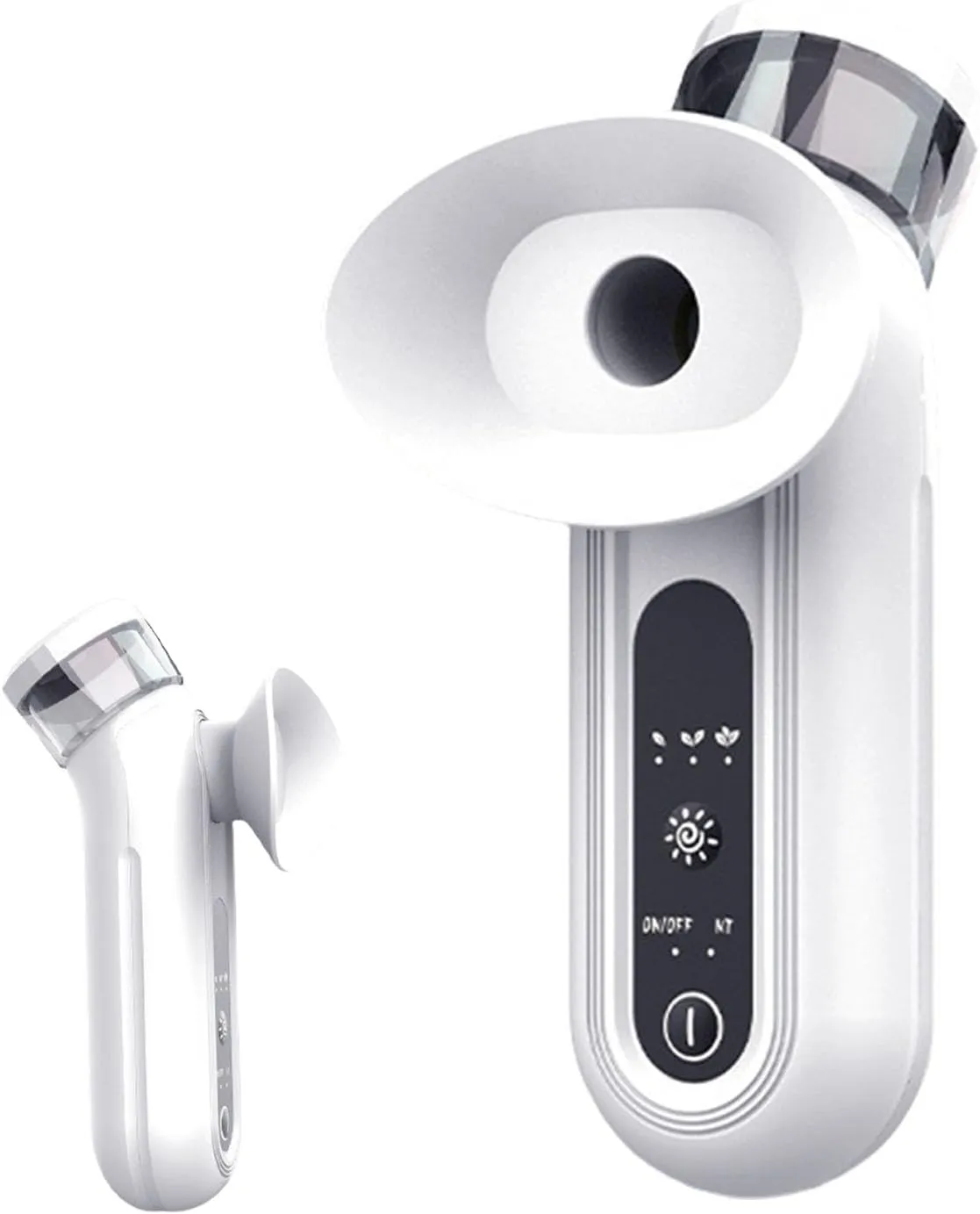 Fast Dry Eye Relief Steam, Steam Therapy for Dry Eyes, Hot Compress Eye Moistening Device (White)