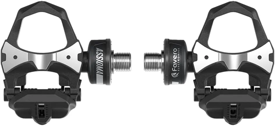 Favero Assioma Duo, Dual-Sensing Side Pedal Based Cycling Power Meter with Extra Cleats, Bluetooth & ANT  Connectivity for Bike Computers, Cycling GPS Units, & Smartphones