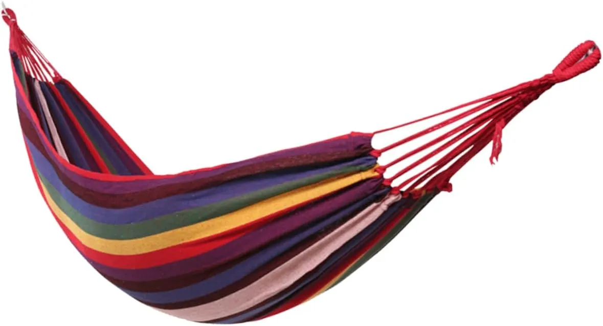 Fine Crafted Swing Hammock 200x80cm Outdoor Camping Hanging Chair Canvas