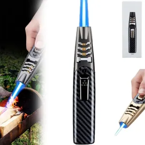 Fire Blaze Electric Lighter, Dual-Arc Torch Lighter, Windproof Waterproof, Adjustable Flame, Perfect for Outdoor Camping BBQ, Compact and Portable, Modern Style, A