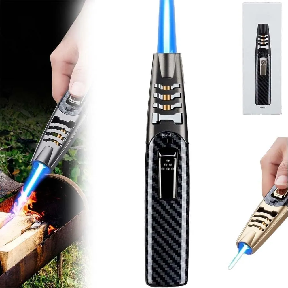 Fire Blaze Electric Lighter, Dual-Arc Torch Lighter, Windproof Waterproof, Adjustable Flame, Perfect for Outdoor Camping BBQ, Compact and Portable, Modern Style, A