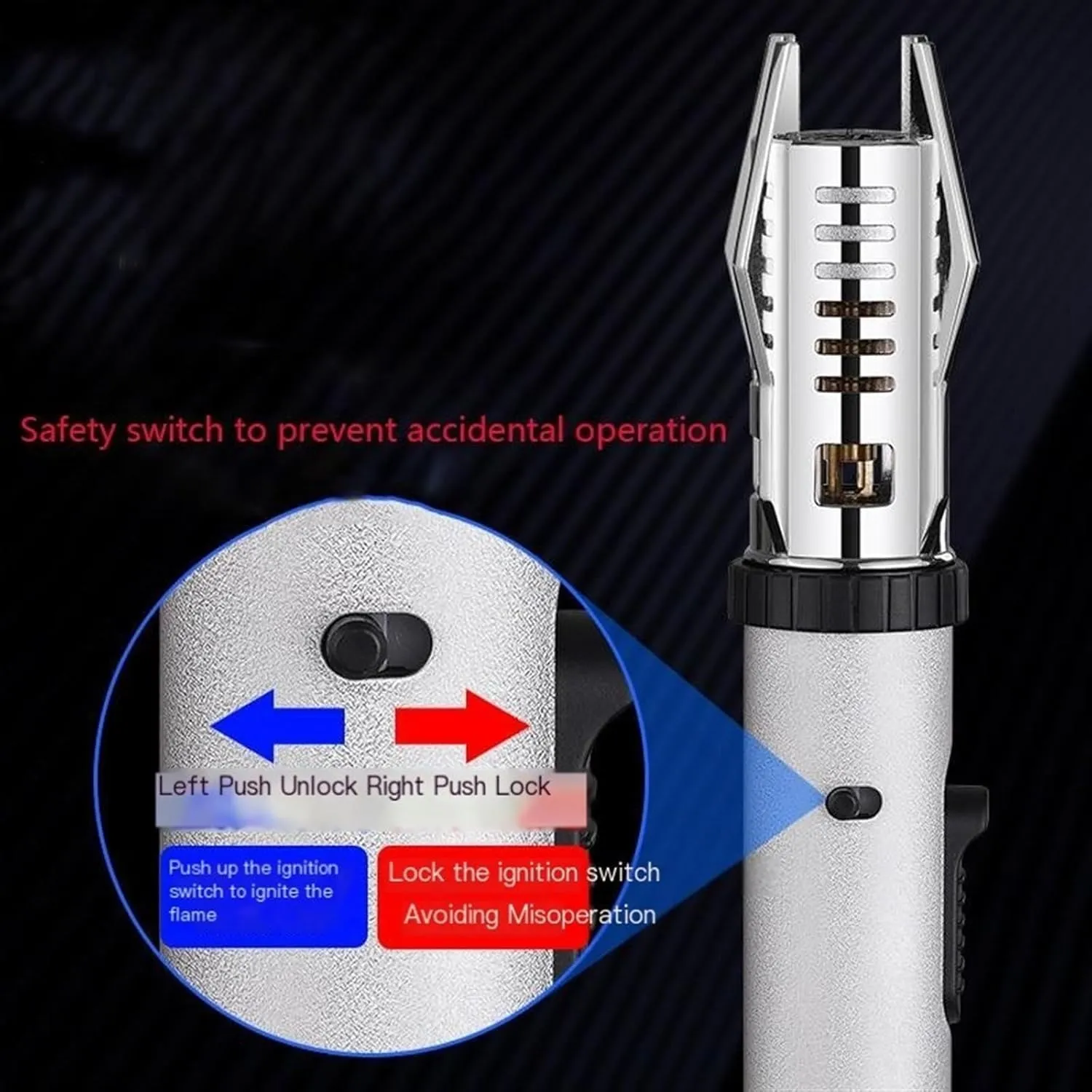 Fireblaze Plasma Lighter - Lightsaber-Inspired Dual Fuel System (Electric Arc & Butane Torch) with Stormproof Flame Control, Rechargeable Windproof Lighter(#2)