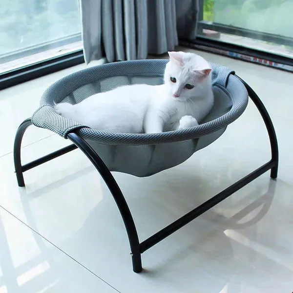 Floor Cat Hammock-With Stand 😺💤 Elevate Your Cat's Comfort with Style and Savings! 🐾💤