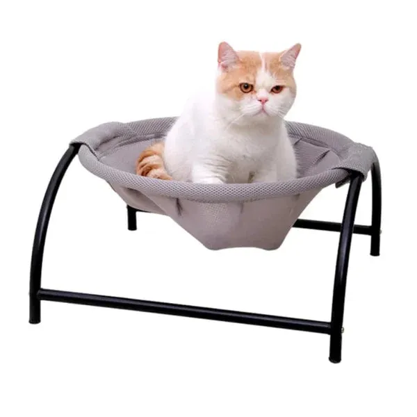 Floor Cat Hammock-With Stand 😺💤 Elevate Your Cat's Comfort with Style and Savings! 🐾💤