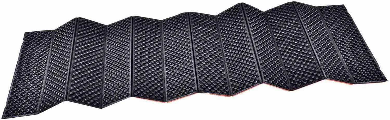 Foam Mat, Sleeping Pad Folding Foam Mat Foam Camping Mat Outdoor Foam Camping Mat Folding Beach Tent Sleeping Pad Waterproof Mattress (Orange)