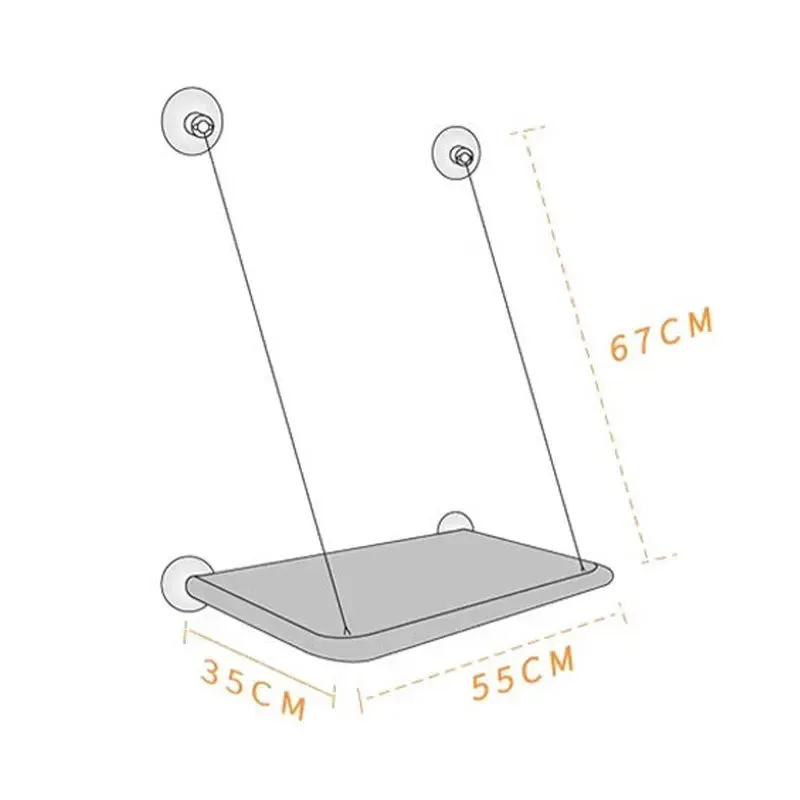 Foldable Cat Window Hammock Bed – Soft & Comfortable