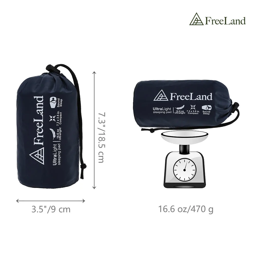 FreeLand Air Camping Sleeping Pad, Ultralight Inflatable Pads for Travel
