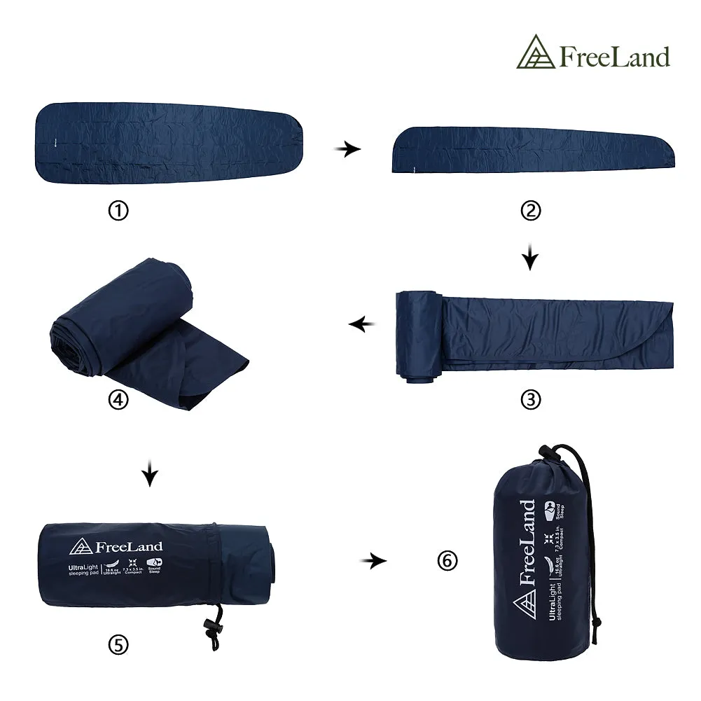 FreeLand Air Camping Sleeping Pad, Ultralight Inflatable Pads for Travel
