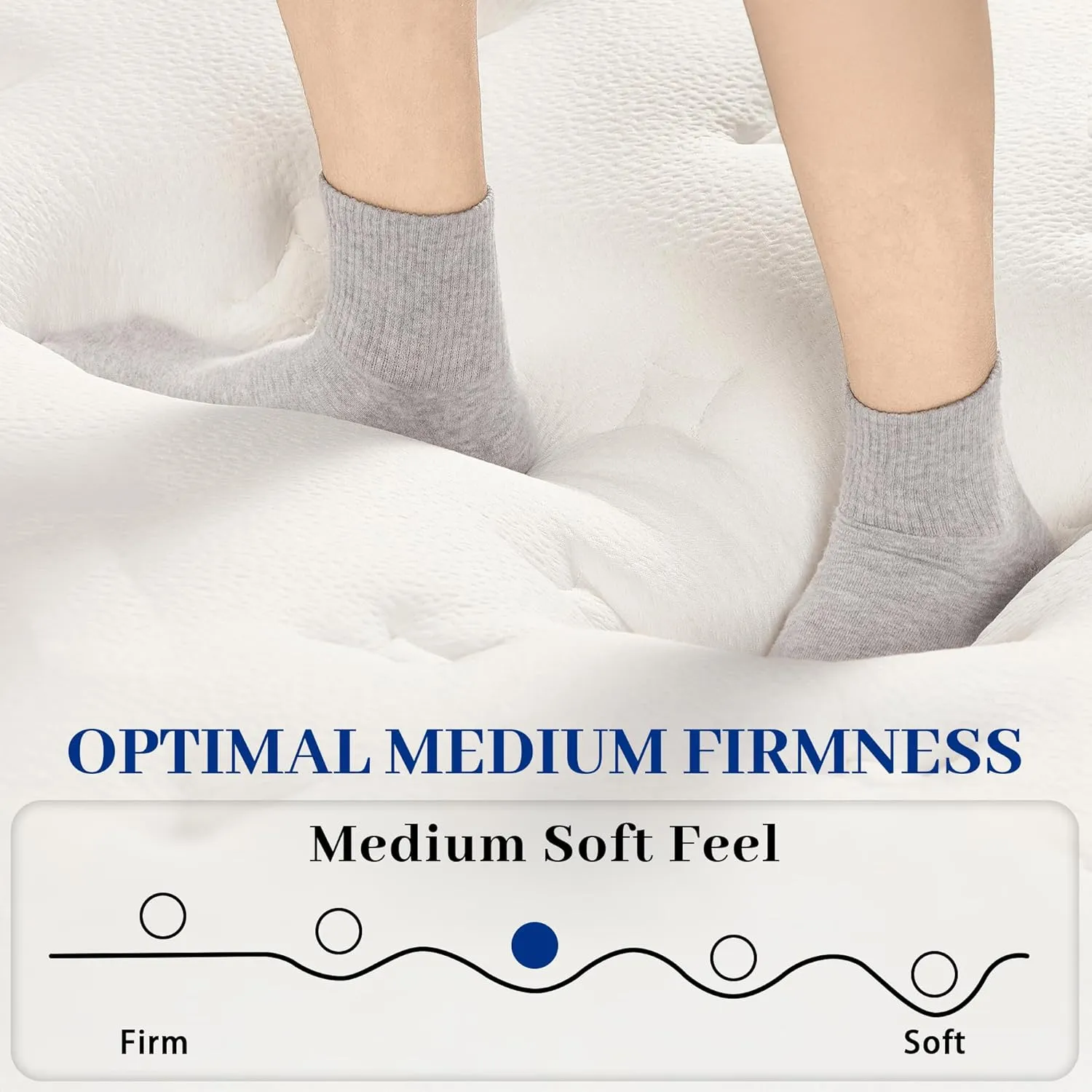Full Mattress 12 Inch, Memory Foam Hybrid Mattress in A Box, Full Size Mattresses with Individually Pocket Spring for Pressure Relief, Strong Edge Support Motion Isolation Medium Firm, 180 Night Trial