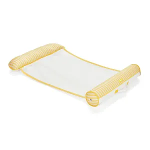 FUNBOY Fabric Pool Hammock - Yellow Stripe