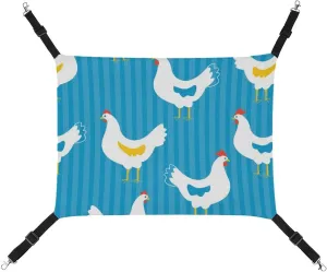 Funny Chicken Hanging Cat Bed Soft Breathable Pet Hammock for Cage Pet Sleeper for Kitten Ferret Puppy Rabbit