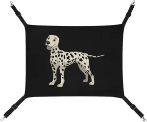 Funny Dalmatian Dog Hanging Cat Bed Soft Breathable Pet Hammock for Cage Pet Sleeper for Kitten Ferret Puppy Rabbit