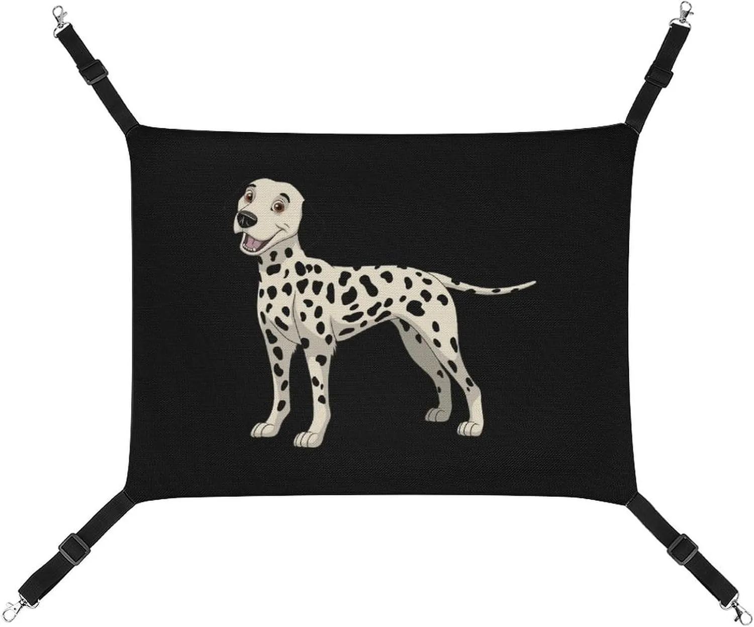 Funny Dalmatian Dog Hanging Cat Bed Soft Breathable Pet Hammock for Cage Pet Sleeper for Kitten Ferret Puppy Rabbit