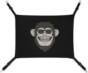 Funny Monkey Hanging Cat Bed Soft Breathable Pet Hammock for Cage Pet Sleeper for Kitten Ferret Puppy Rabbit, style, 20240327