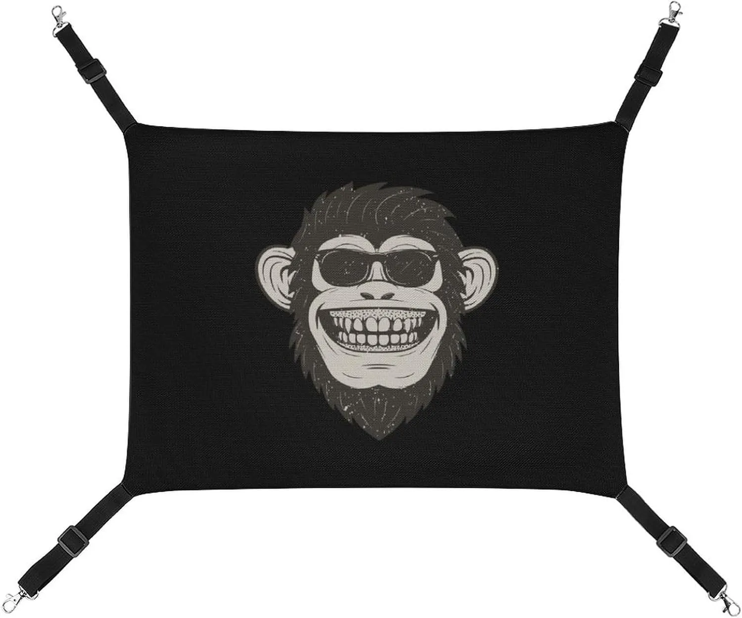 Funny Monkey Hanging Cat Bed Soft Breathable Pet Hammock for Cage Pet Sleeper for Kitten Ferret Puppy Rabbit, style, 20240327
