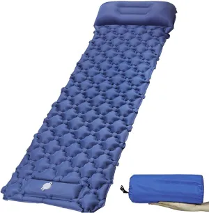 GaRcan Inflatable Sleeping Mattress Inflatable Sleeping Mat for Outdoor, Inflatable Sleeping Mat Ultraligh, Self-Inflating Camping Mat with Built-in Inflatable Pillow, for Outdoor, Hiking