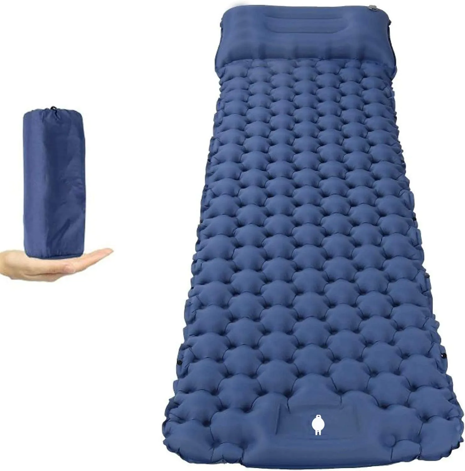 GaRcan Inflatable Sleeping Mattress Lightweight, Self Inflating Mattress Camping, Self-Inflating Camping Mat with Built-in Inflatable Pillow, Ultralight and Small