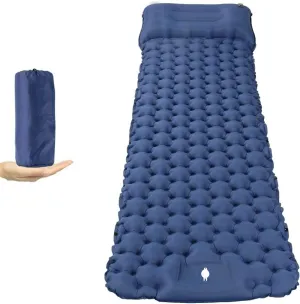 GaRcan Inflatable Sleeping Mattress Lightweight, Self Inflating Mattress Camping, Self-Inflating Camping Mat with Built-in Inflatable Pillow, Ultralight and Small