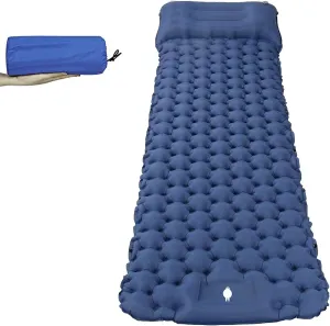 GaRcan Inflatable Sleeping Mattress Self Inflating Camping Mat, Inflatable Sleeping Mat Ultralight Sleeping Pad, Inflatable Sleeping Mat with Pillow, Waterproof and Moisture-Proof Roll Ma