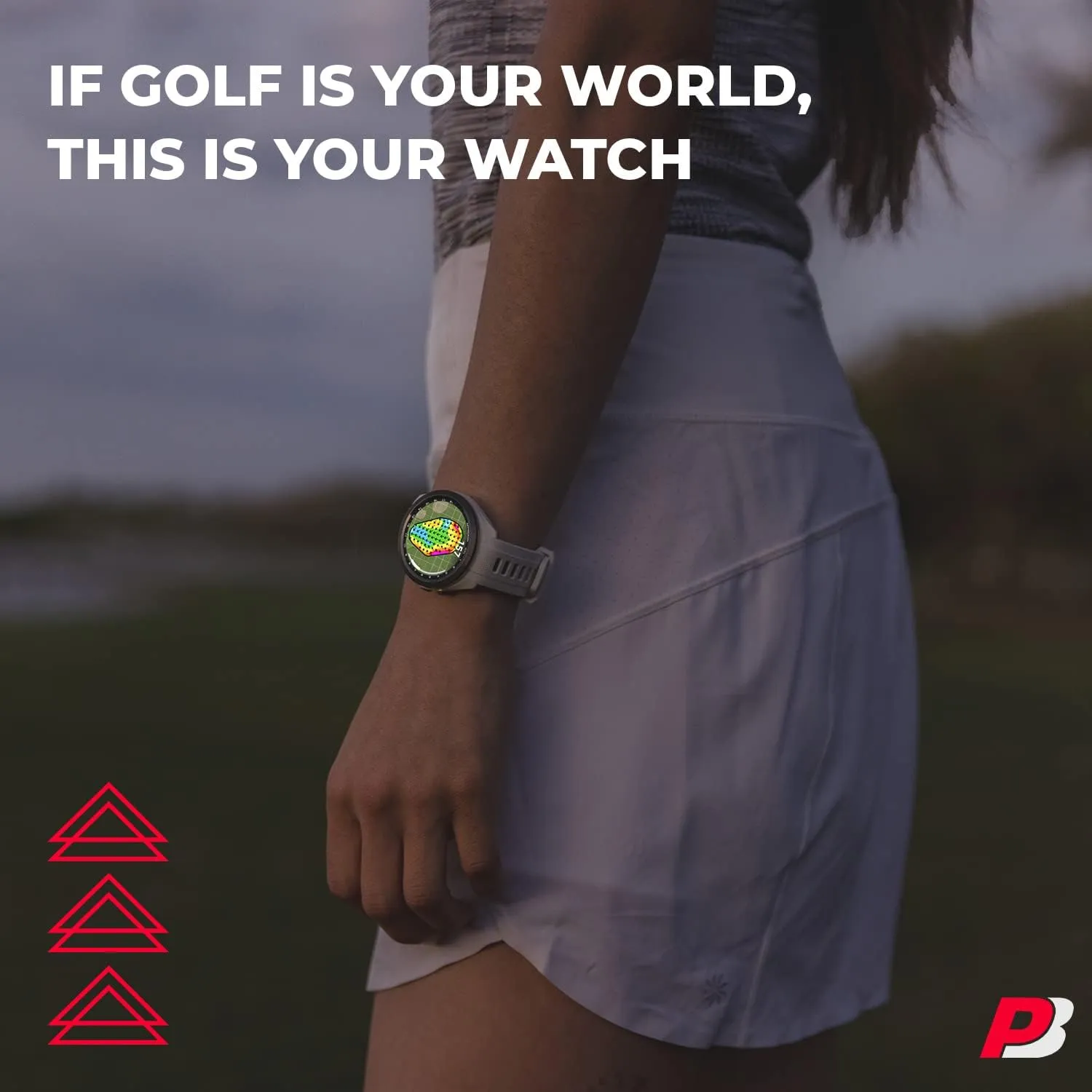 Garmin Approach S70 (Gray, 42mm) Golf GPS Watch Bundle - AMOLED Display, Virtual Caddie & PlaysLike Distance - Includes PlayBetter 5000mAH Portable Charger & Screen Protectors