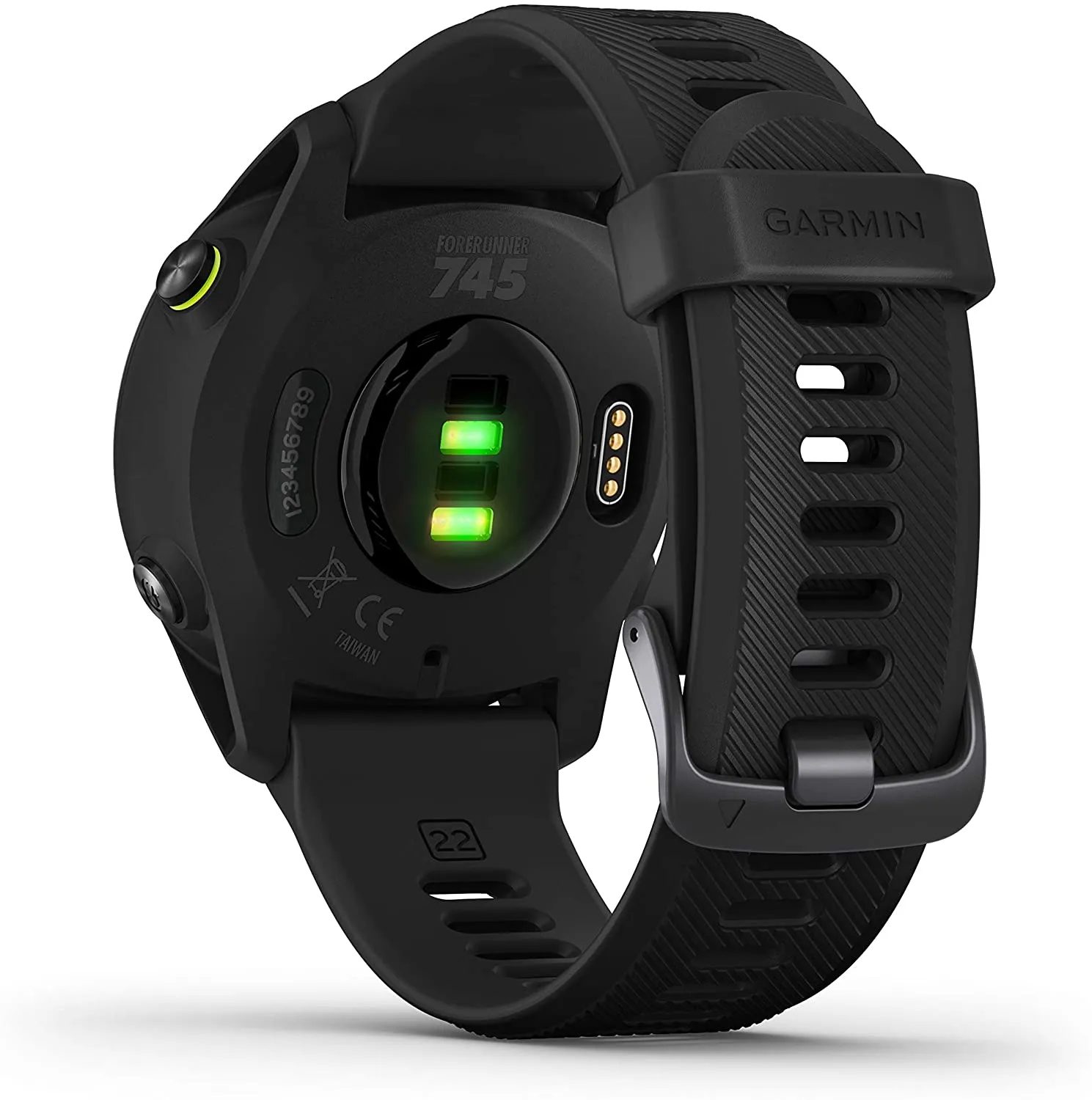 Garmin Forerunner 745 GPS Smartwatch (Black) with Power Bank 2200 mAh Bundle