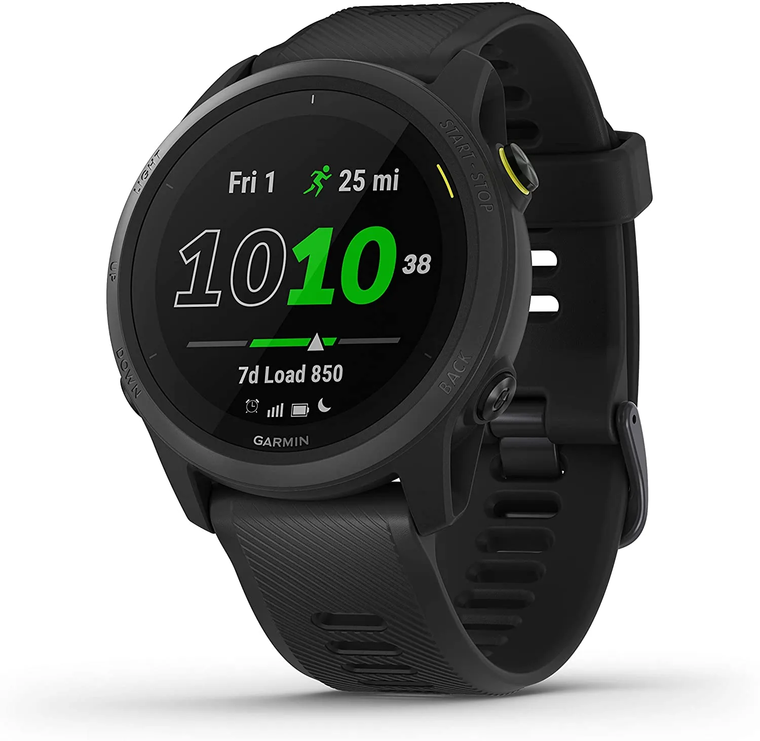 Garmin Forerunner 745 GPS Smartwatch (Black) with Power Bank 2200 mAh Bundle