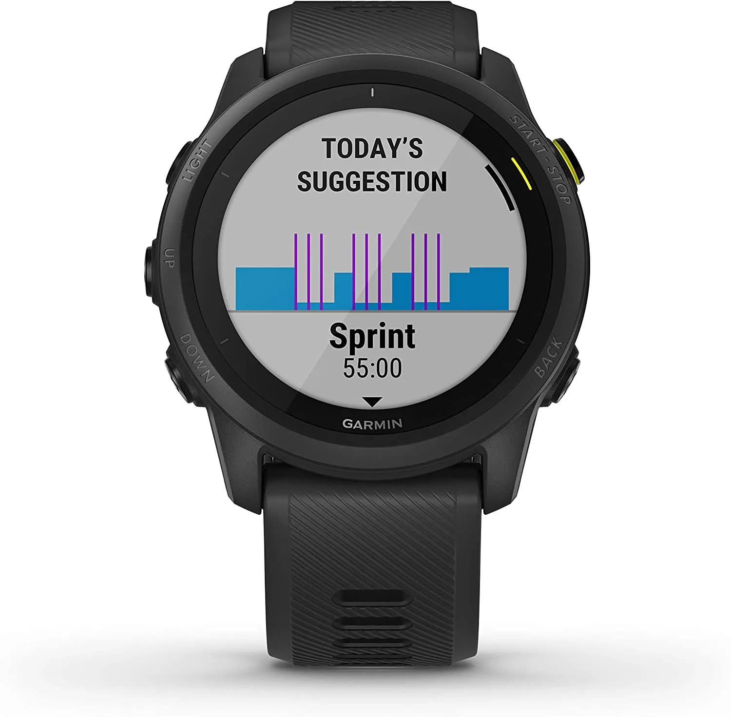 Garmin Forerunner 745 GPS Smartwatch (Black) with Power Bank 2200 mAh Bundle