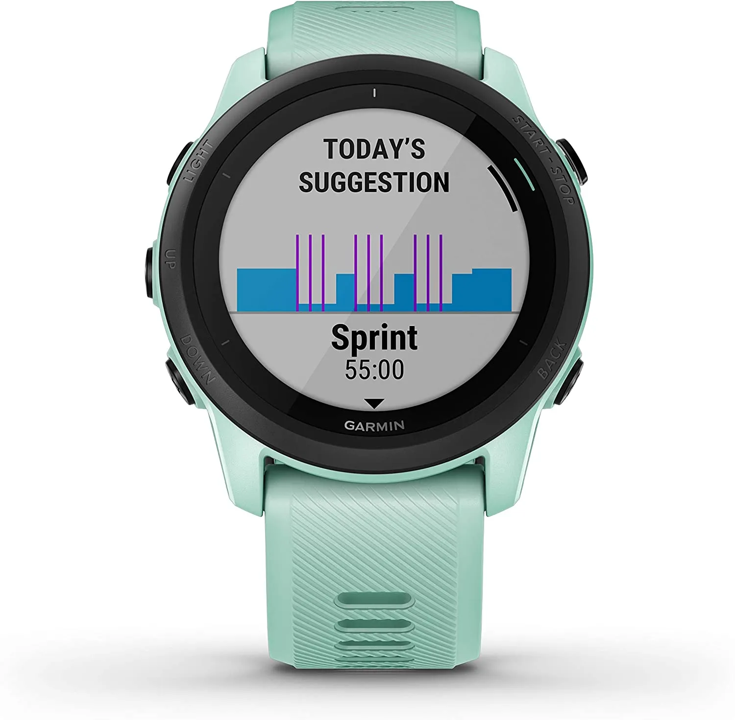 Garmin Forerunner 745 GPS Smartwatch (Neo Tropic) with Power Bank 2200 mAh Bundle