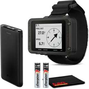 Garmin Foretrex 801 - Wrist-Mounted GPS Navigation with Strap for Hunting, Hiking & Military Men - Tactical Watch for Outdoor Recreation, Upgraded Multi-Band GNSS and Longer Battery Life