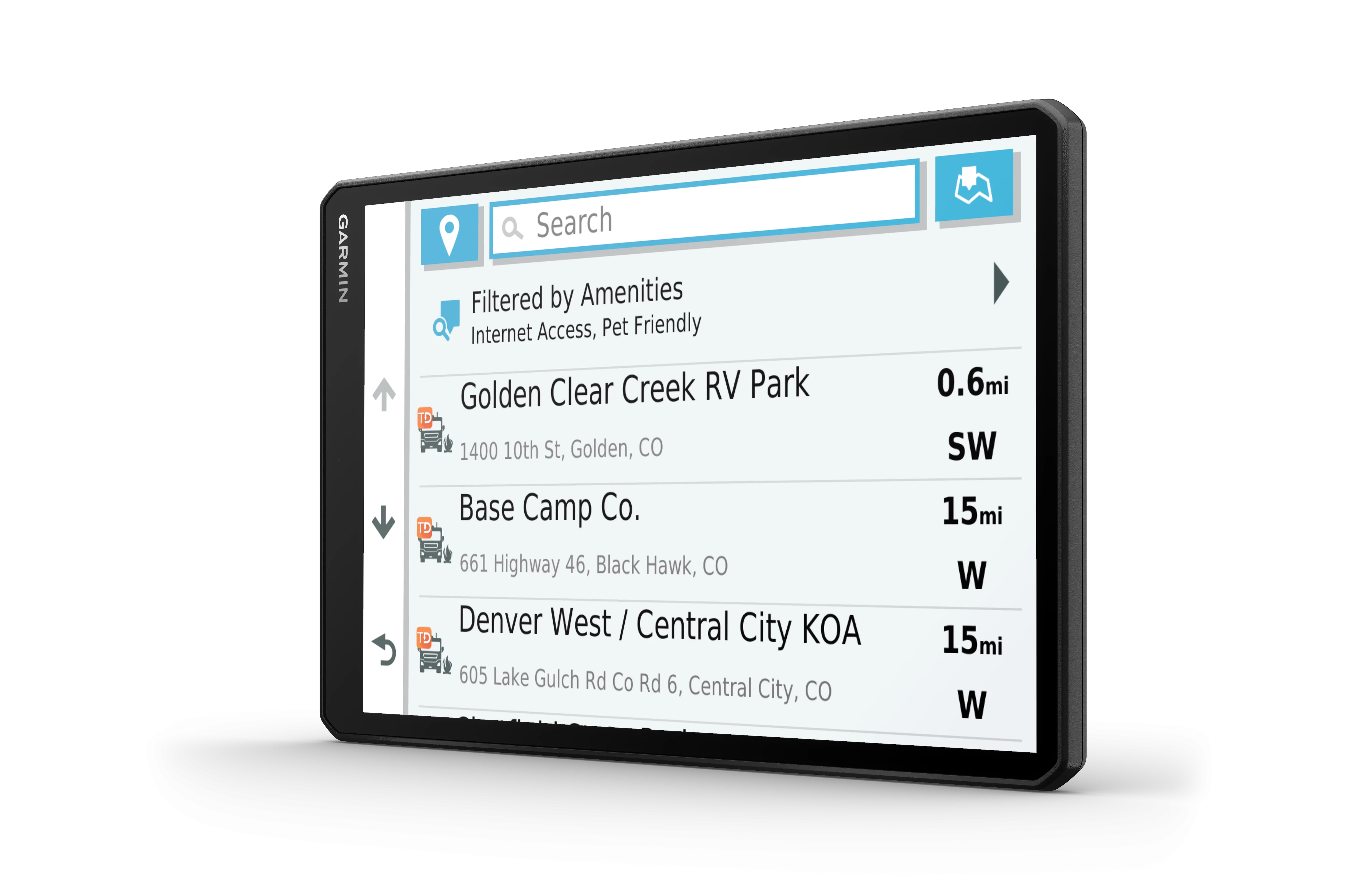 Garmin RV 1090 GPS Portable Navigator for RVs with 10in Touchscreen Display, Preloaded Maps