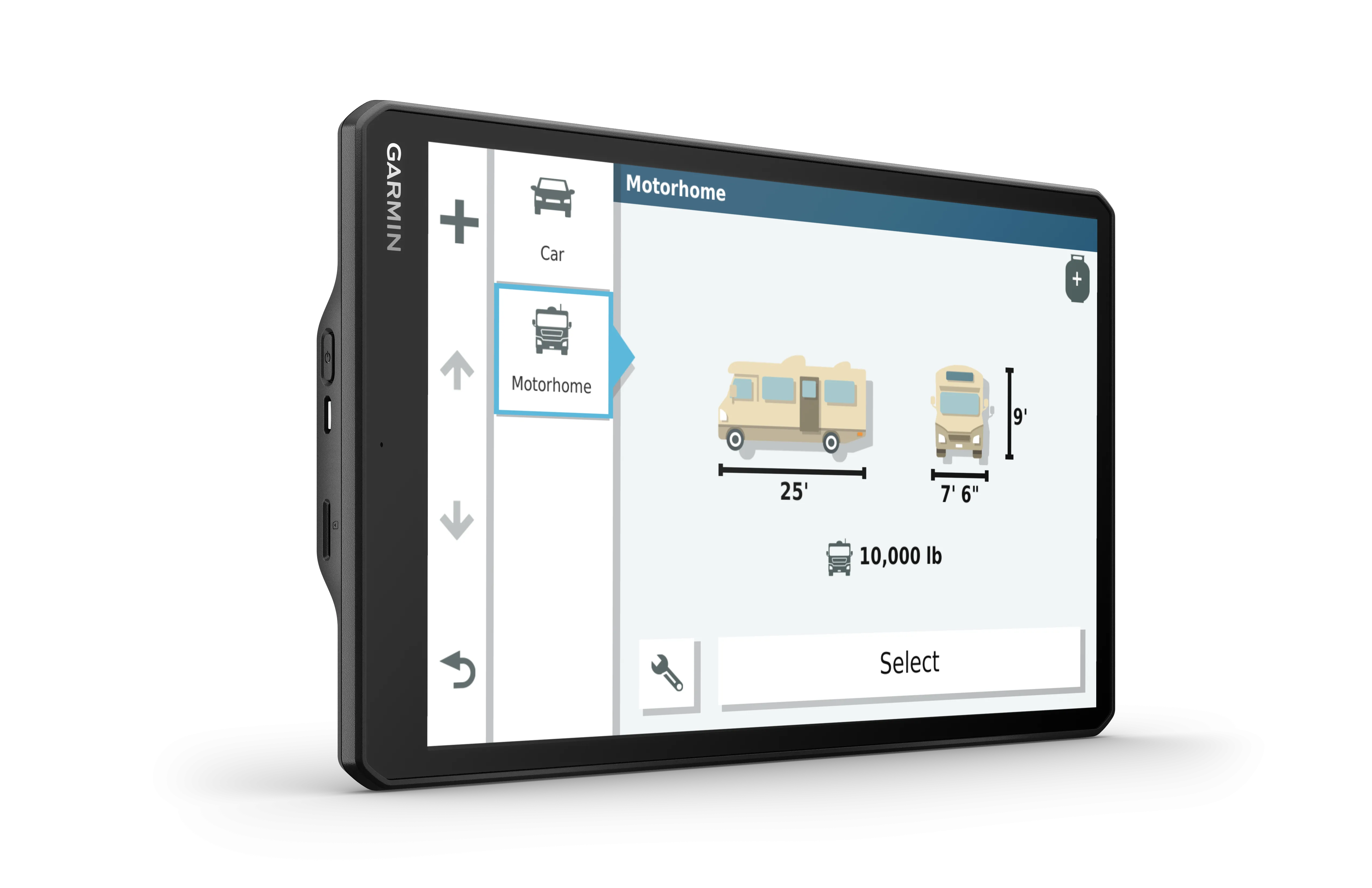 Garmin RV 1090 GPS Portable Navigator for RVs with 10in Touchscreen Display, Preloaded Maps