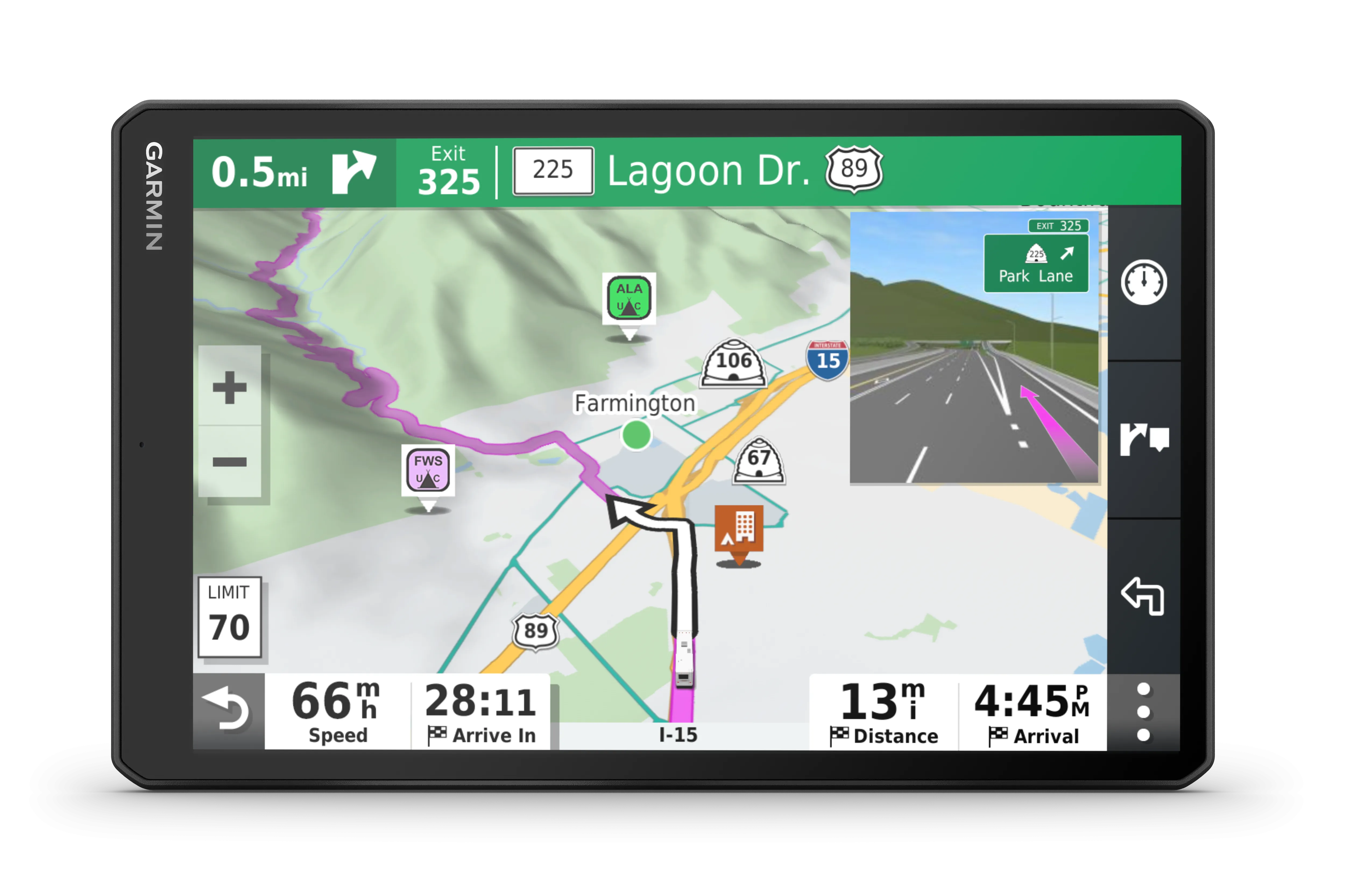 Garmin RV 1090 GPS Portable Navigator for RVs with 10in Touchscreen Display, Preloaded Maps