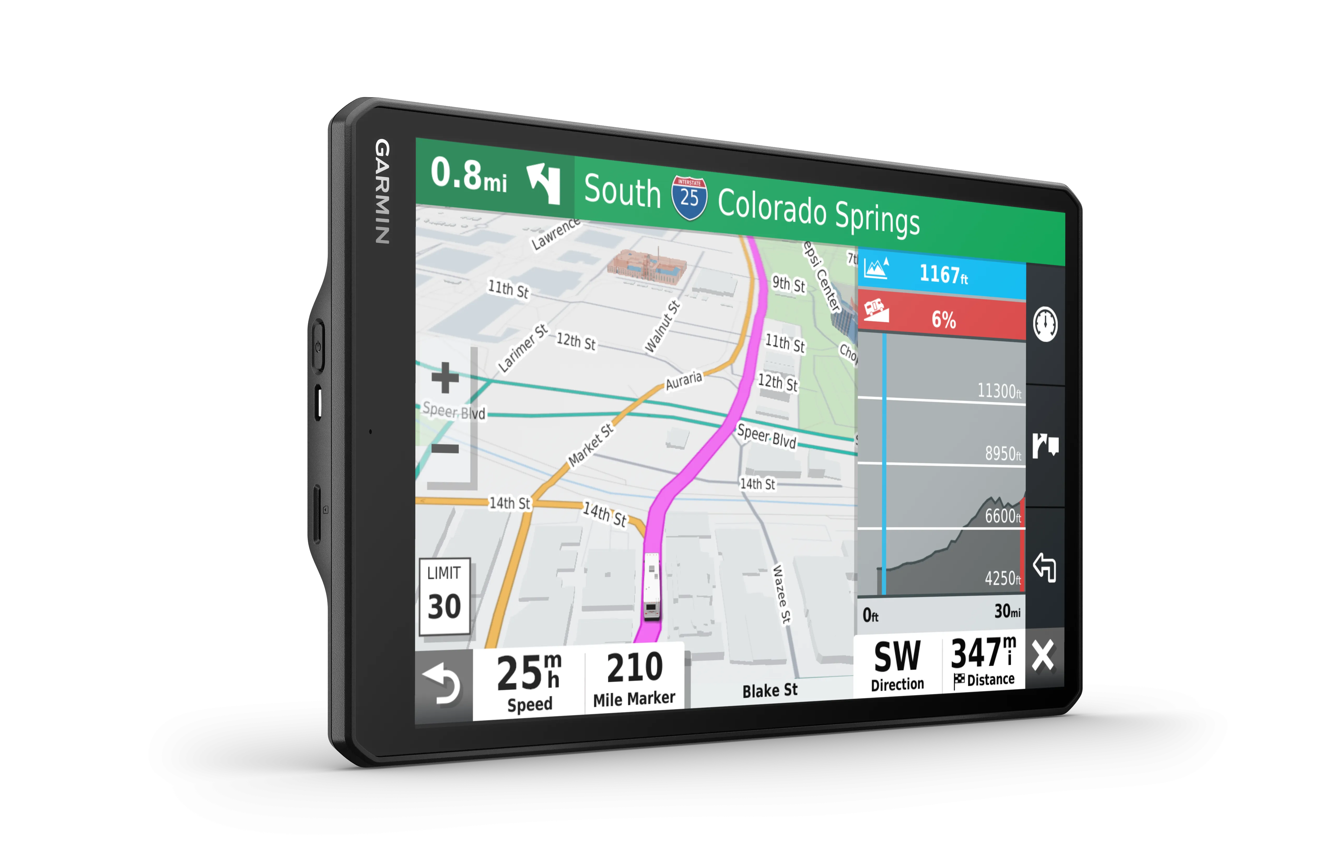 Garmin RV 1090 GPS Portable Navigator for RVs with 10in Touchscreen Display, Preloaded Maps