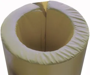 Goal Post Pad, 4 FT Tall, 2” Thick Foam, Hook/Loop Closure, Indoor/Outdoor, Weatherproof, UV-Resistant