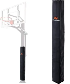 Goalrilla Square All-Weather, Durable Basketball Pole Pad Fits 5x5 Inch Goalrilla Poles , Black