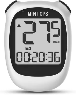 GPS Bicycle Yardstick, Outdoor Cycling Equipment, Multifunction LCD Backlight Display IPX5 Waterproof, Bicycle Odometer