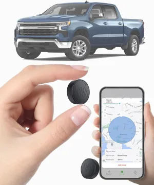 GPS Tracker for Vehicles - No Subscription Required/No Monthly Fee Car GPS Tracker Portable Real Time Magnetic GPS Tracking Device Full Global Coverage for Car, Motorcycle, Truck, Anti-Theft