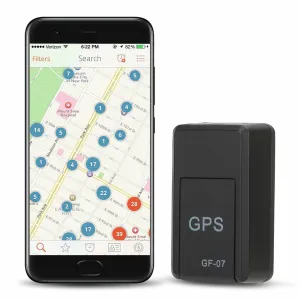 GPS Tracker with No Monthly Fee, Wireless Mini Portable Magnetic Tracker Hidden for Vehicle Anti-Theft / Teen Driving