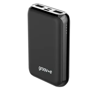 Groove-e 10,000mAh Portable USB Power Bank & Mobile Charger