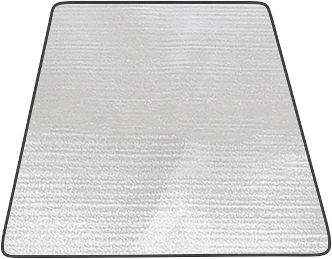 Ground Mat Camping Aluminum Sleeping Foam Mat with Storage Bag 200 X 150 cm Insulating Thermal Waterproof Mat Foldable Double-Sided Tent Pad Ultralight Floor Mat of Aluminum Foil