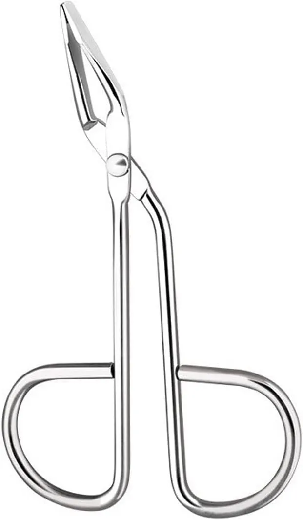 Hair Removal Tweezers Eyebrow Plucker Stainless Steel Elbow Clip Scissors Tweezers Pliers Beauty Slanted Puller Extension Eye Plucking Makeup Tool