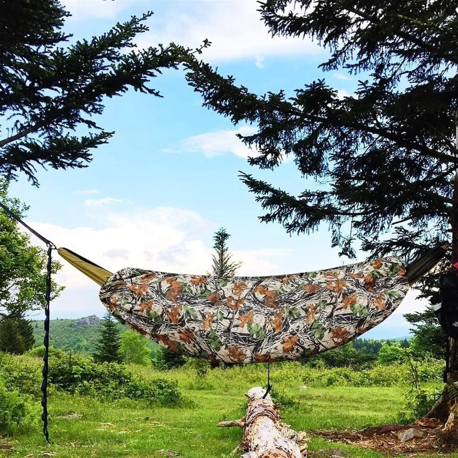 Hammock 200x75 Cm Camping Hammock Underquilt Under Quilt Blanket Ultra-Light Full Length Sleeping Bag Fits 0℃-15℃ Portable Hammock