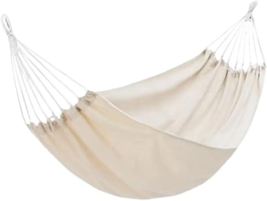 Hammock Double Anti-Rollover Camping Hammock Outdoor Dormitory Tree Hanging Bed Net Celebrity Hammock Outdoor Cradle Hammock Outdoor(White,C)