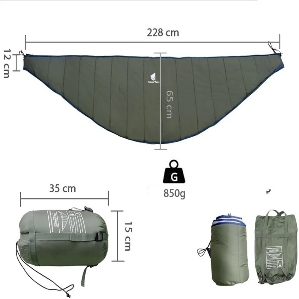 Hammock Double Camping Hammock Outdoor Swing Adult Indoor Student Dormitory Picnic Camp Single Anti-Rollover Hammock Hammock Outdoor