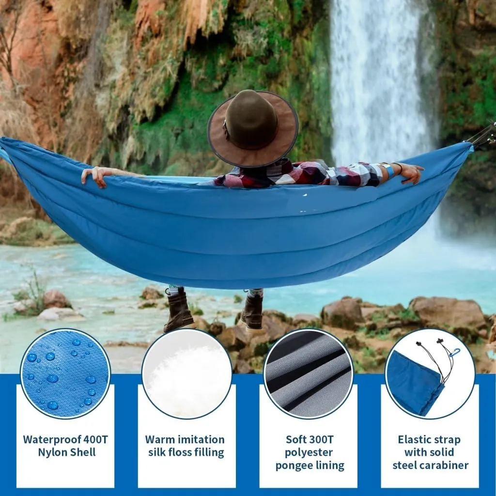 Hammock Double Camping Hammock Outdoor Swing Adult Indoor Student Dormitory Picnic Camp Single Anti-Rollover Hammock Hammock Outdoor